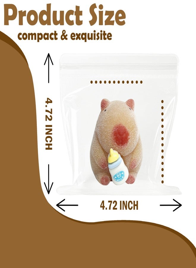 ألعاب ZTATU Capybara Taba الإسفنجية لتخفيف التوتر للأطفال - كرة Fufu الإسفنجية لتخفيف التوتر - كرة ضغط حسية لتخفيف التوتر - هدايا حفلات للأطفال من 8 إلى 12 عامًا، مكافآت صفية، حشوات سلة عيد الفصح (فروية) - Image 3